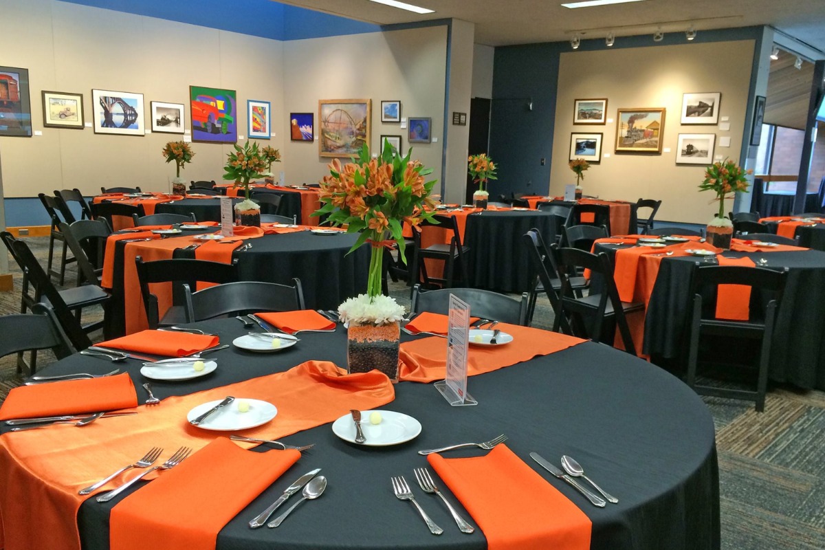 Giustina Gallery at The LaSells Stewart Center courtesy of The LaSells Stewart Center