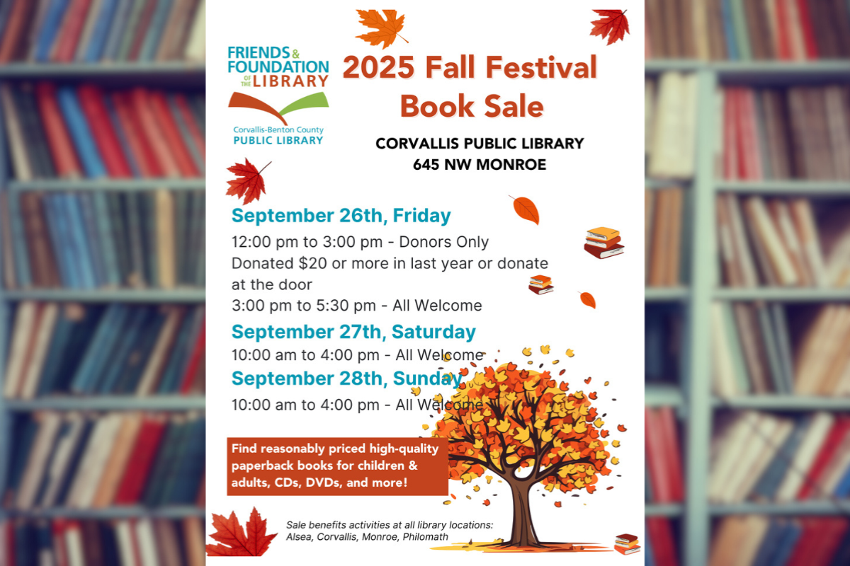 2025 Fall Festival Book Sale 2025 Fall Festival Book Sale