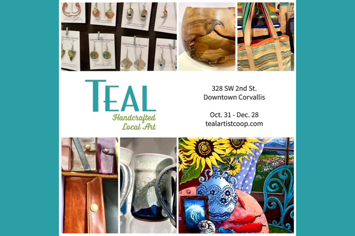2025 Teal Co-operative Art Gallery, Corvallis, Oregon - Image courtesy Teal Artist Co-op