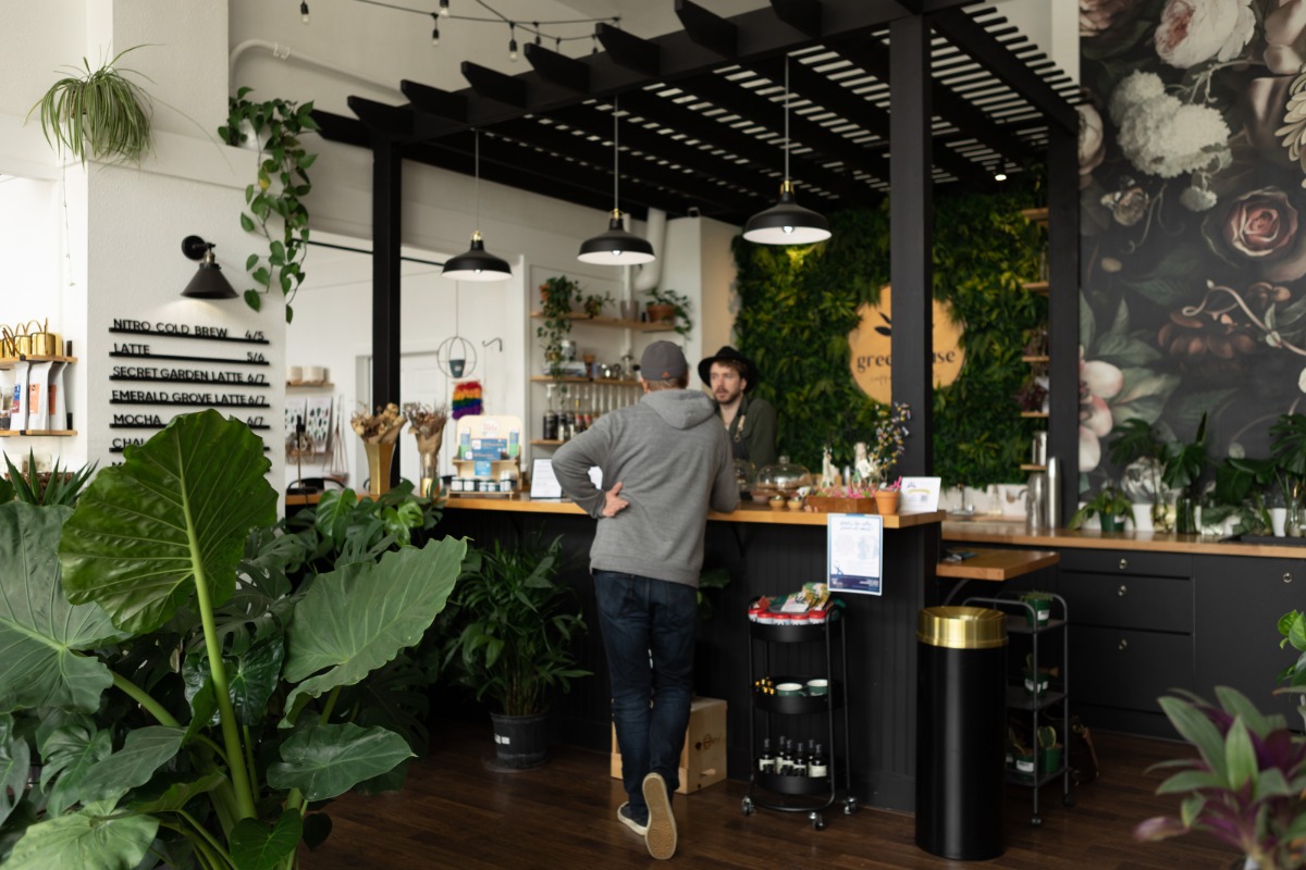 Greenhouse Coffee + Plants, Corvallis, Oregon