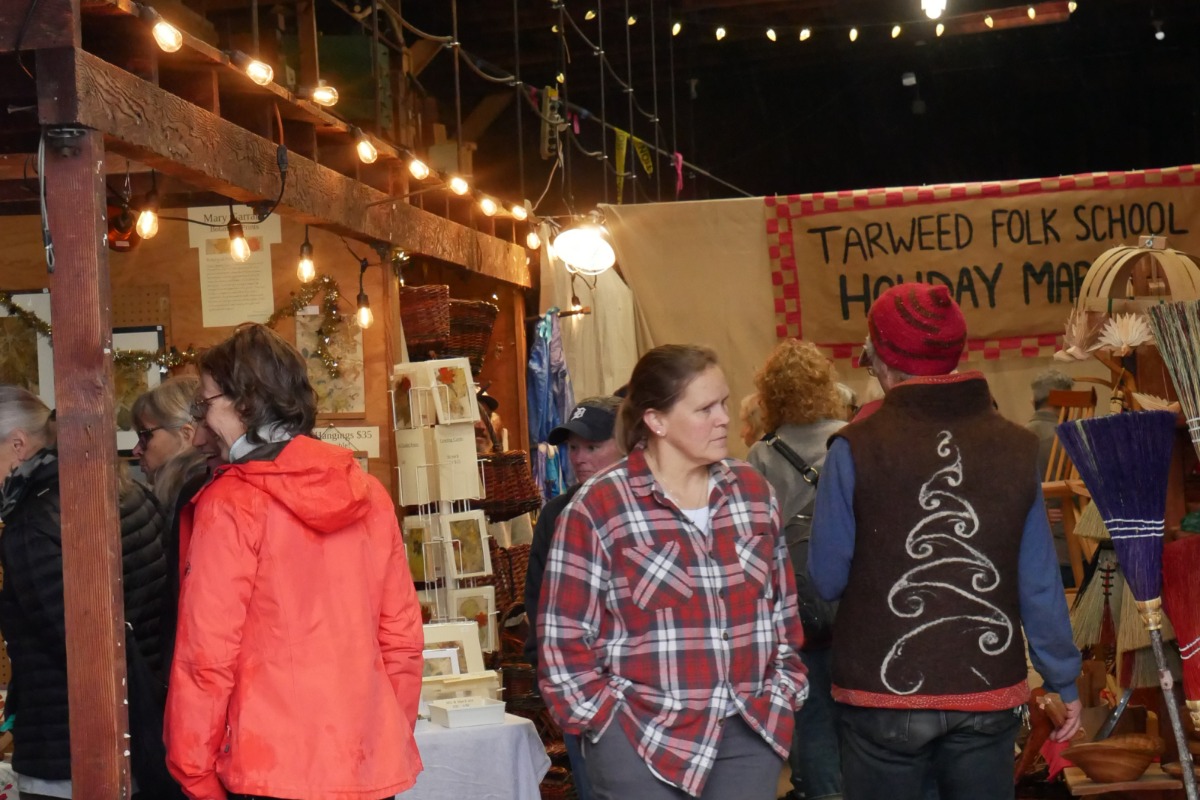 Join Tarweed Folk School for their second annual Winter Holiday Market.