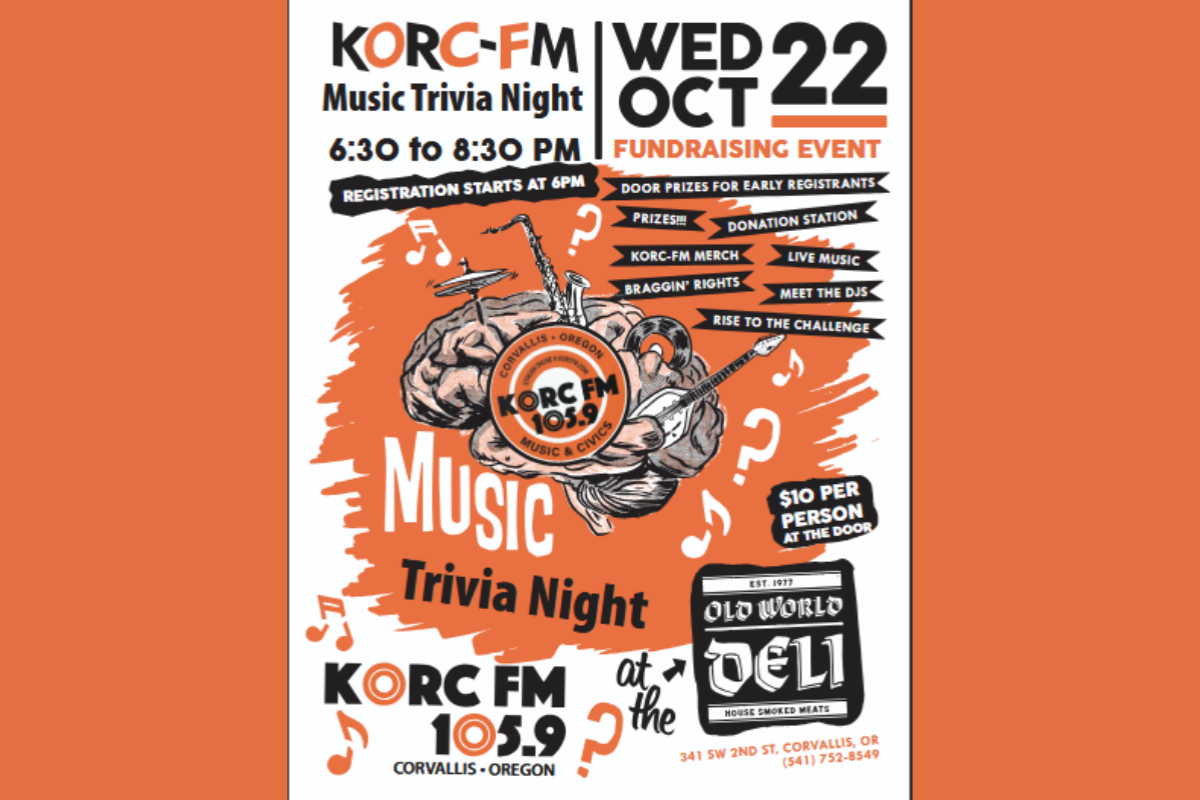 KORC-FM Music Trivia Night Fundraiser
