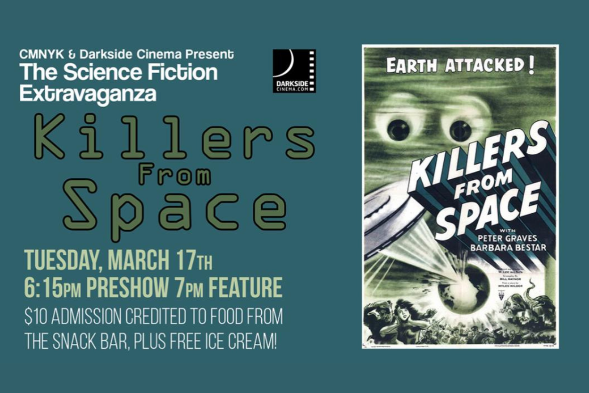Darkside Event Poster, Killers from Space, Darkside Cinema