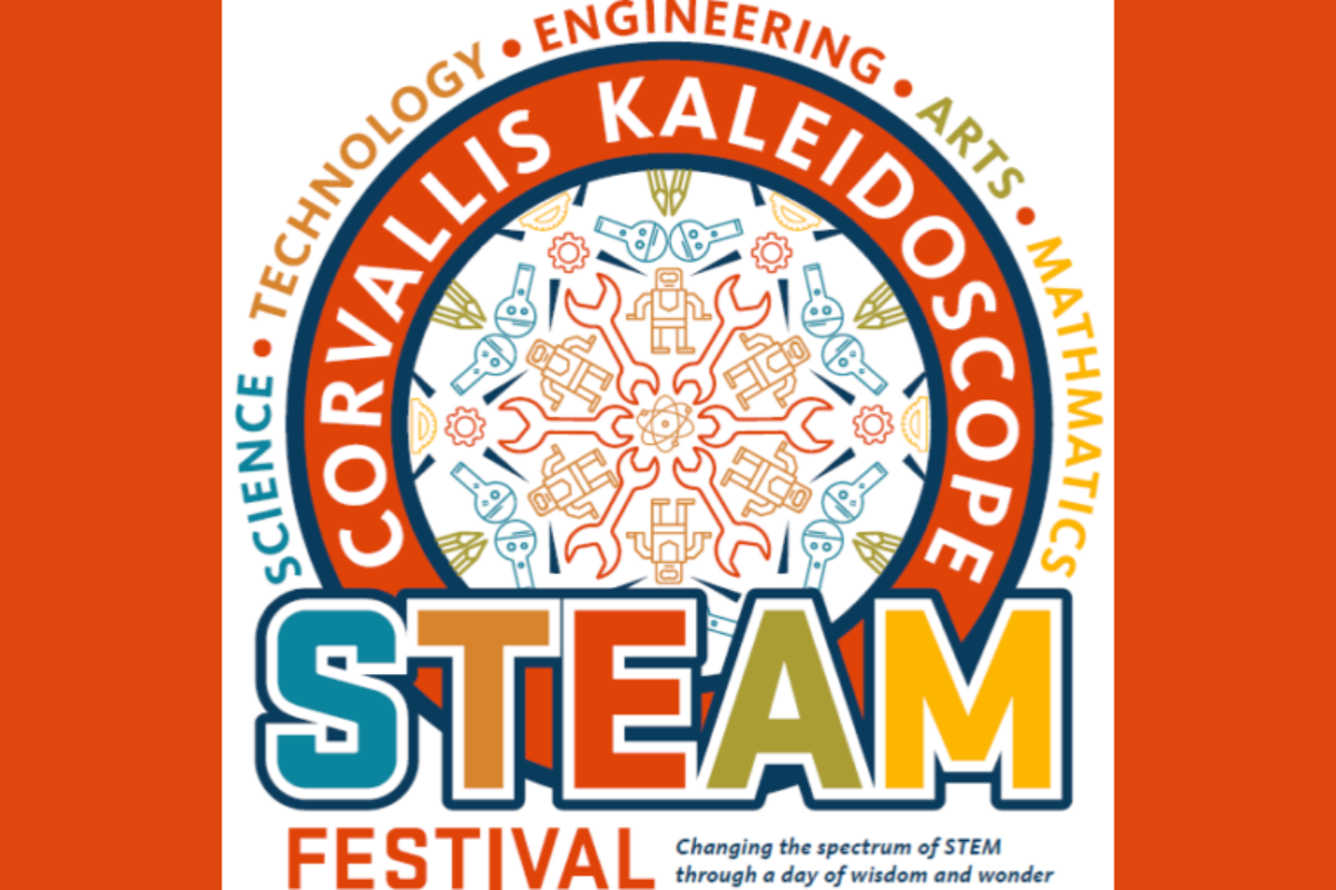 STEAM Festival Poster, Corvallis Kaleidoscope