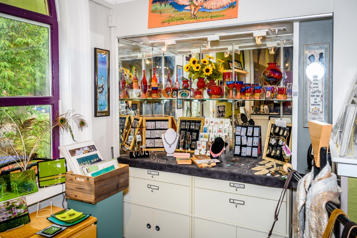 The ArtShop at the Arts Center, photo by Reed Lane Photography