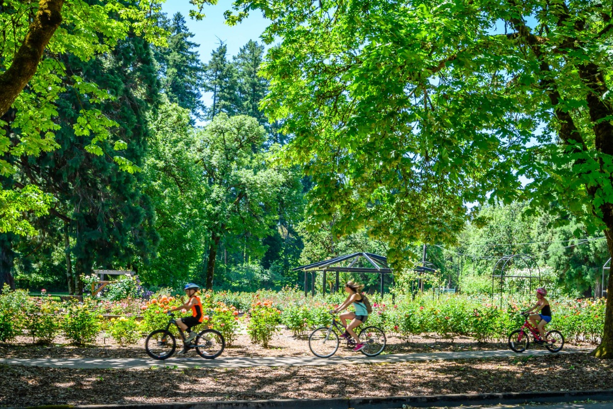 Bikers at Avery Park, photo by Reed Lane Photography