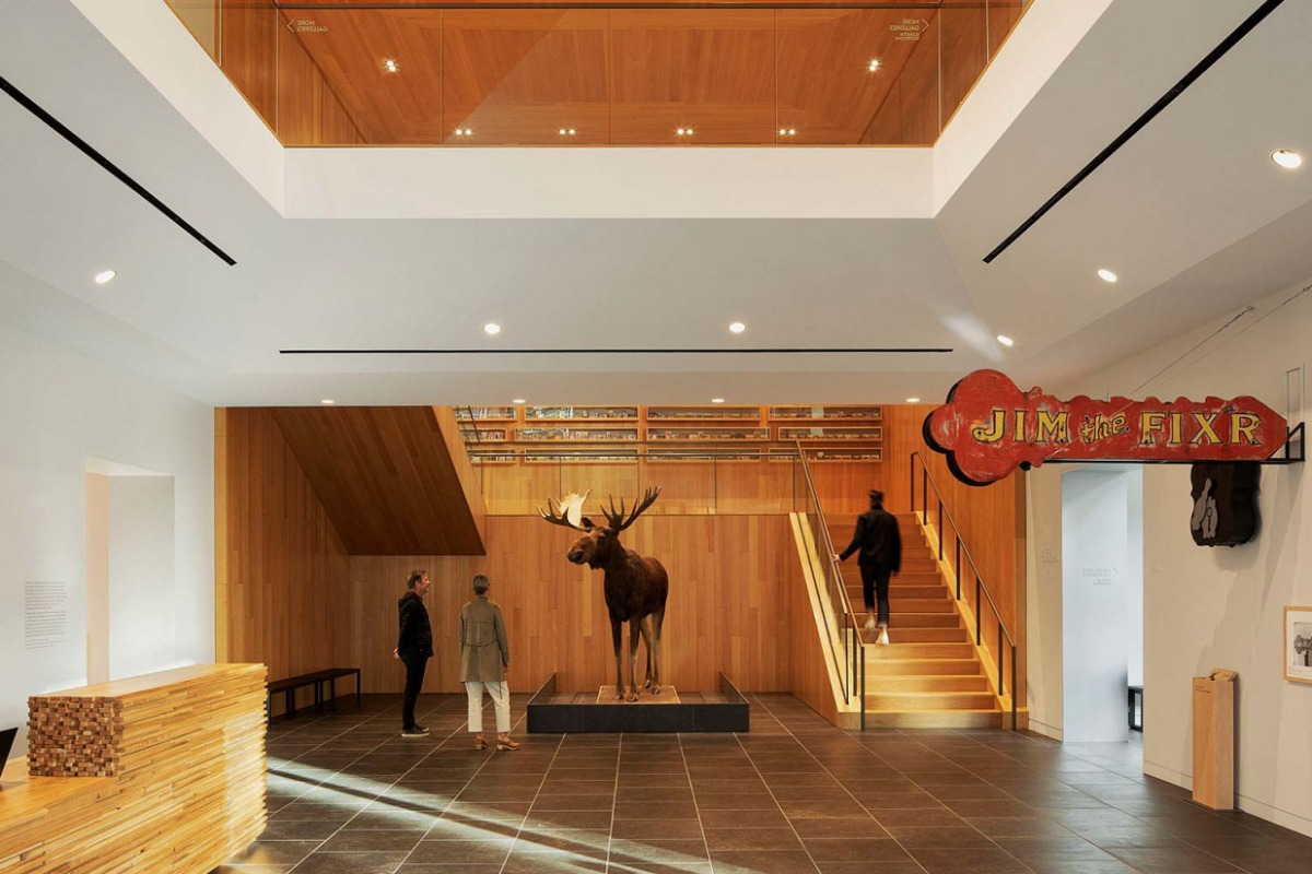 Lobby of the Corvallis Museum, photo courtesy Corvallis Museum