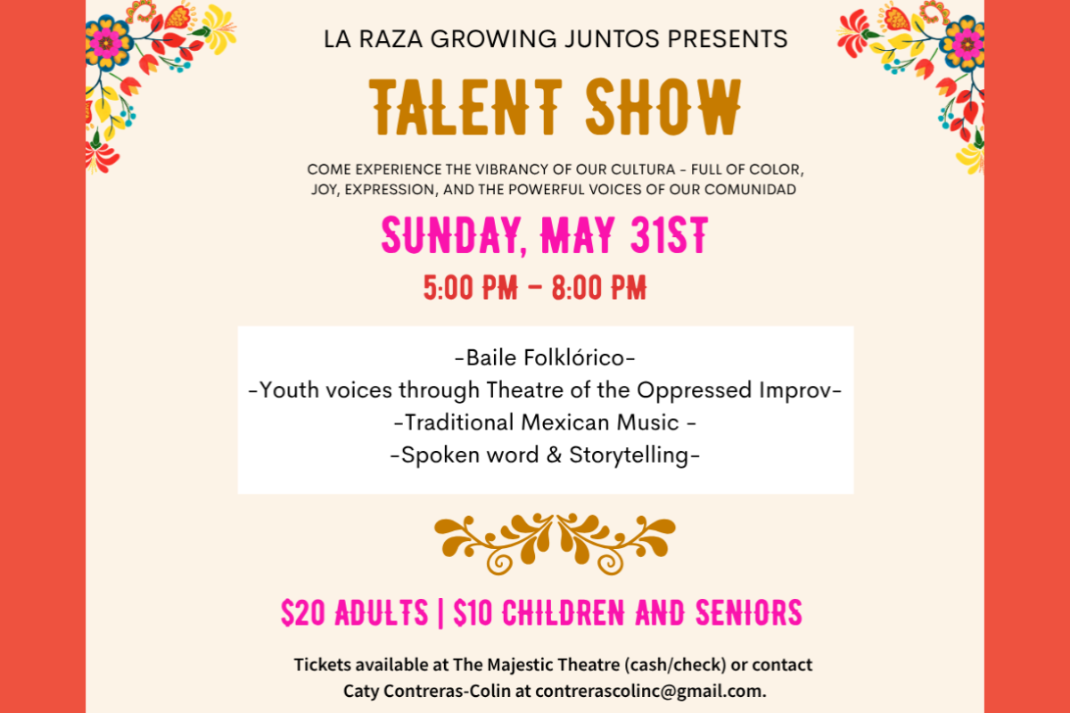 La Raza Growing Juntos Talent Show, poster from La Raza Growing Juntos