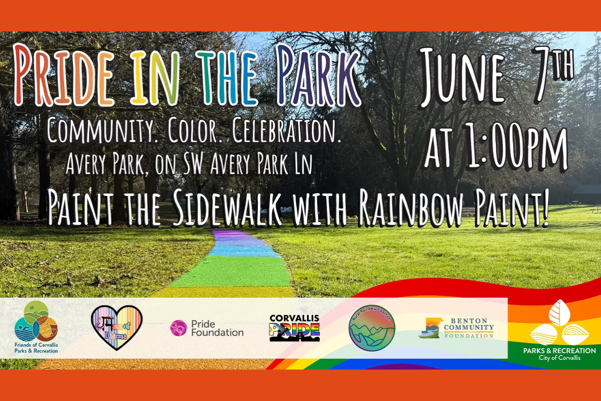 Pride in the Park Event Poster, from the Majestic Theatre