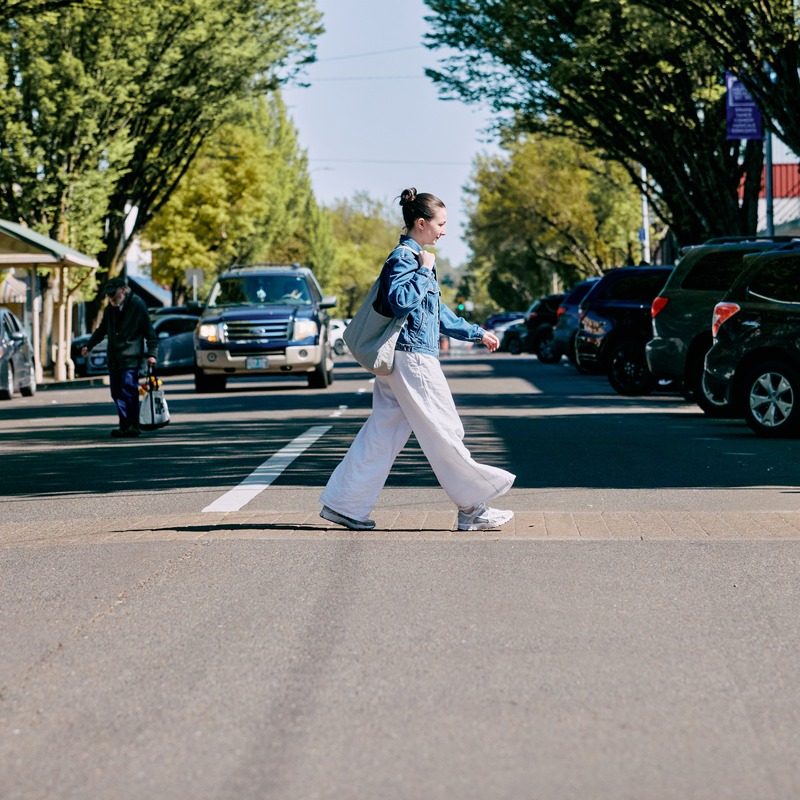 Walking in Downtown Corvallis, photo credit Visit Corvallis