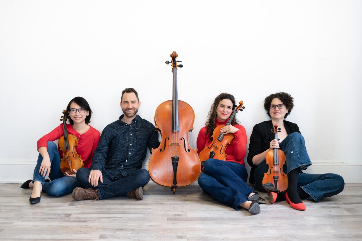 Delgani String Quartet, photo courtesy Delgani String Quartet